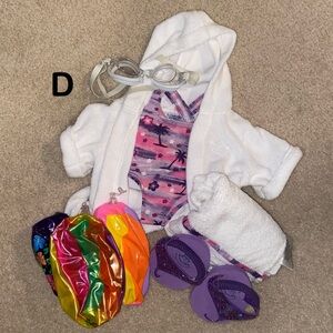Build-A-Bear Summer Swim Outfit and Accessories